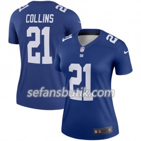 New York Giants Tröjor Landon Collins 21 Nike Blå - Dame